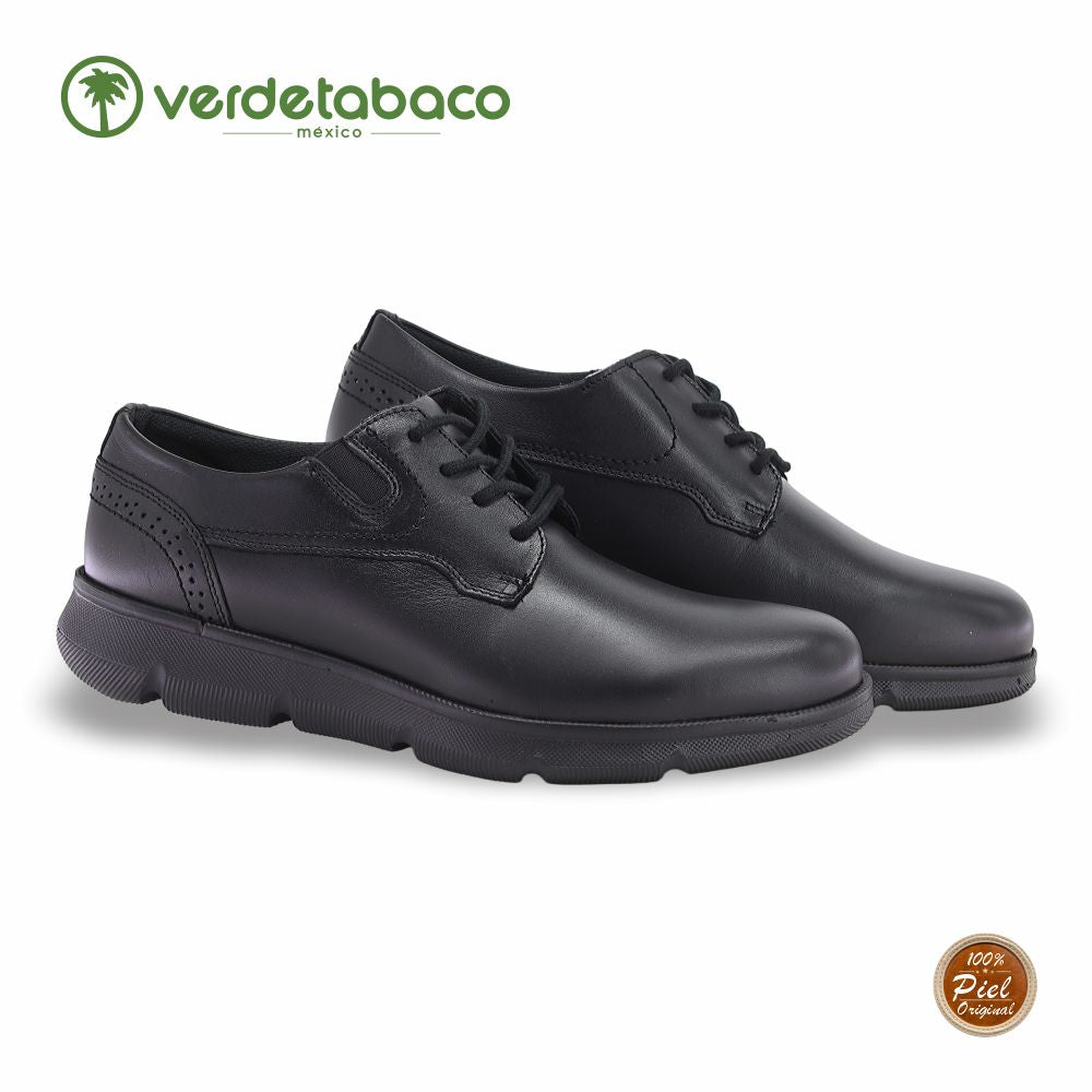 VERDE TABACO, CHOCLO CONFORD PARA CABALLERO, ESTILO 1322, COLOR NEGRO.