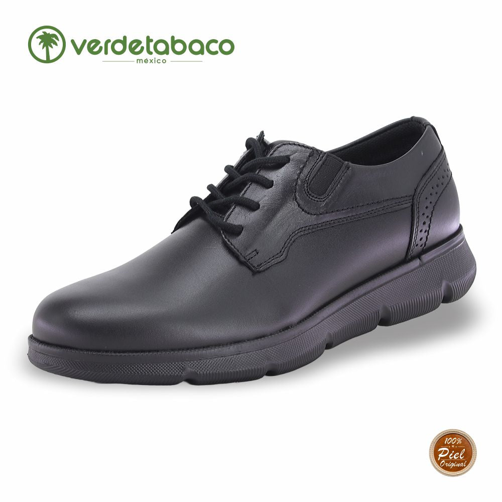 VERDE TABACO, CHOCLO CONFORD PARA CABALLERO, ESTILO 1322, COLOR NEGRO.