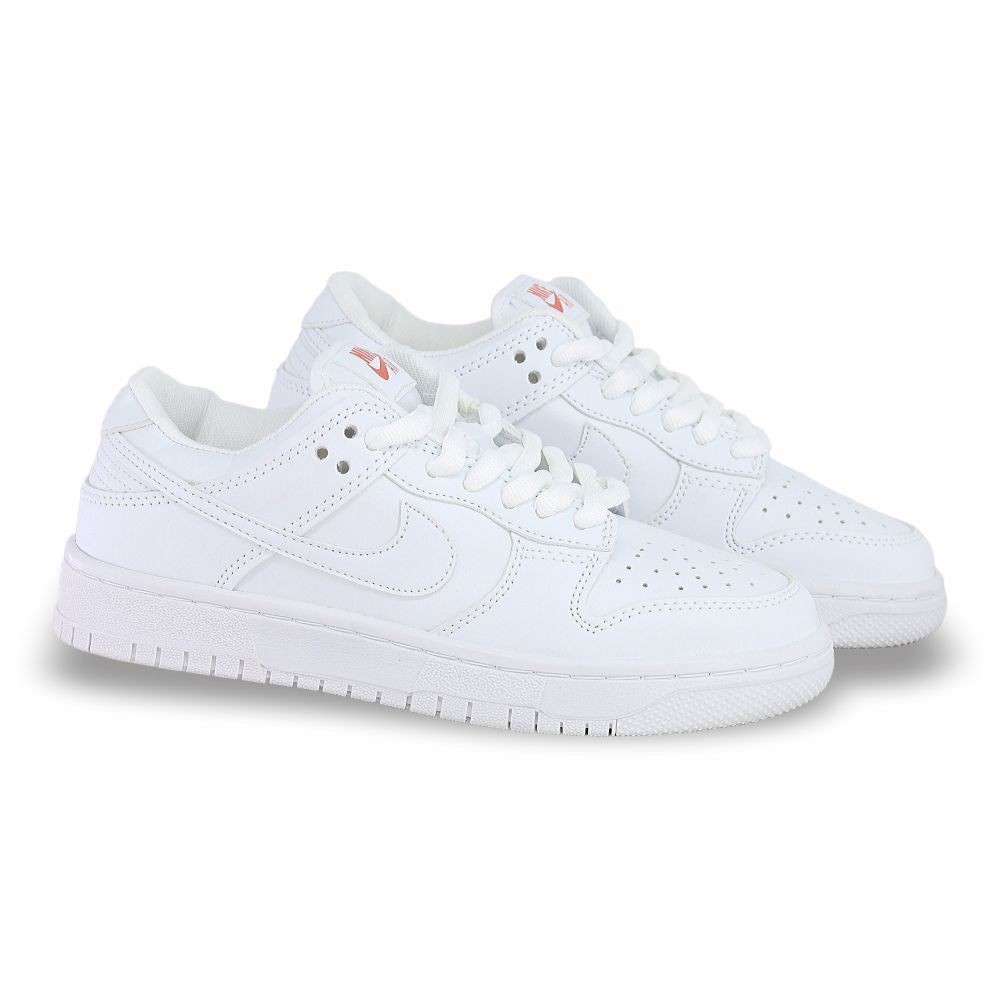 CALZADO URBANO, G520, ESTILO DUNKG1, COLOR BLANCO TOTAL.