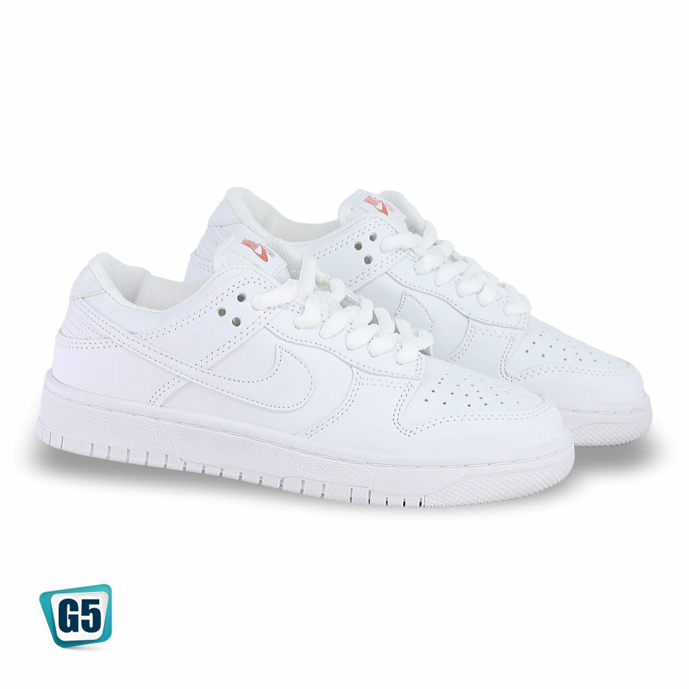 CALZADO URBANO, G520, DUNK, ESTILO DUNKG1, COLOR BLANCO TOTAL.