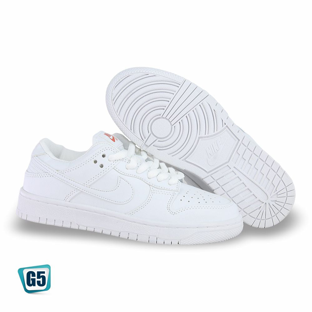 CALZADO URBANO, G520, DUNK, ESTILO DUNKG1, COLOR BLANCO TOTAL.