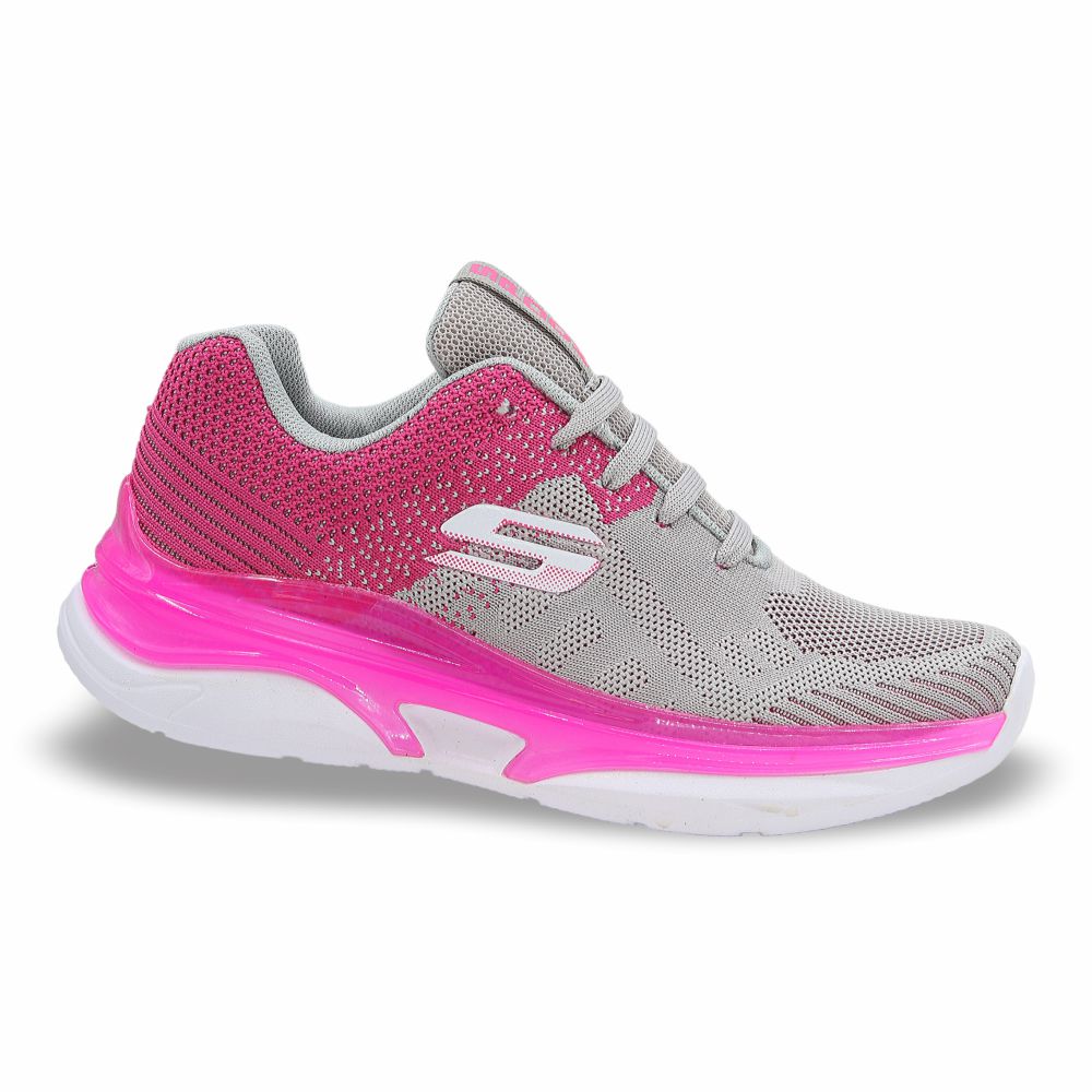 Tenis Deportivo Light mod. 1250 Color Gris Fiusha