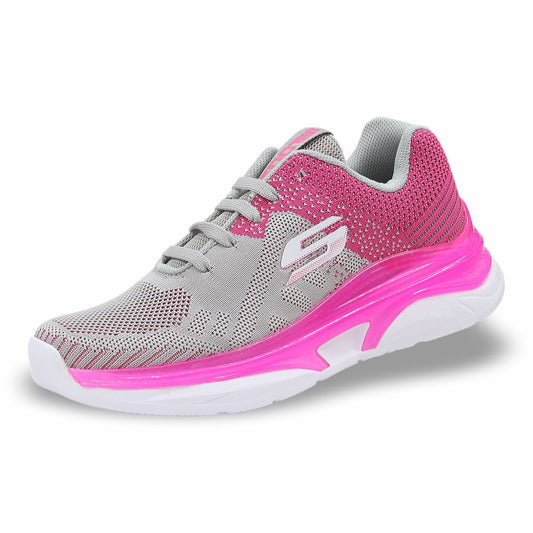 Tenis Deportivo Light mod. 1250 Color Gris Fiusha