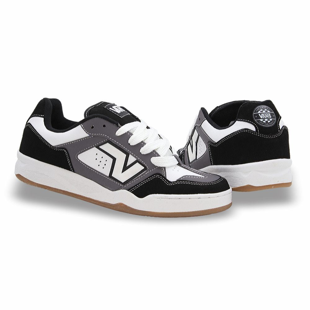 CALZADO URBANO V-029 NEGRO BLANCO NEGRO