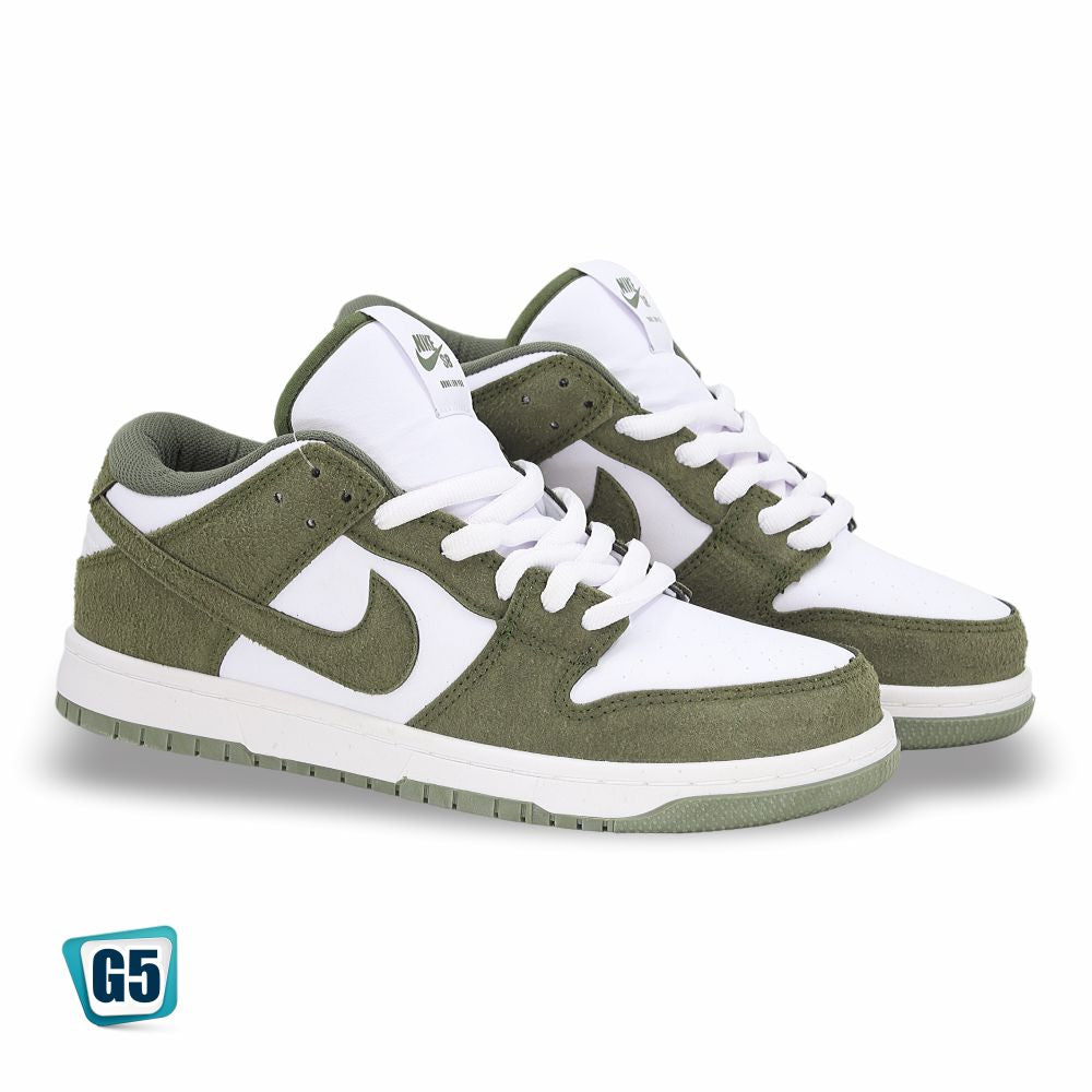 CALZADO URBANO REPLICA NIK DUNK LM COLOR BLANCO MILITAR