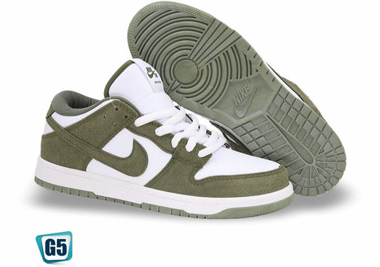 CALZADO URBANO REPLICA NIK DUNK LM COLOR BLANCO MILITAR