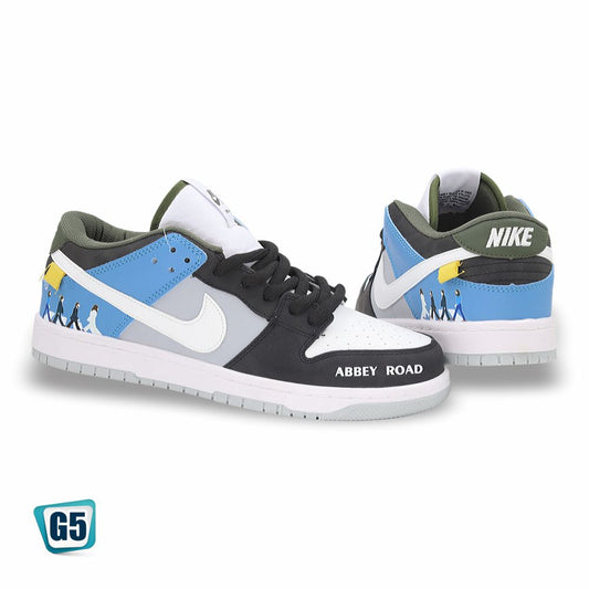 CALZADO URBANO REPLICA NIK DUNK SB COLOR ABBEY ROAD