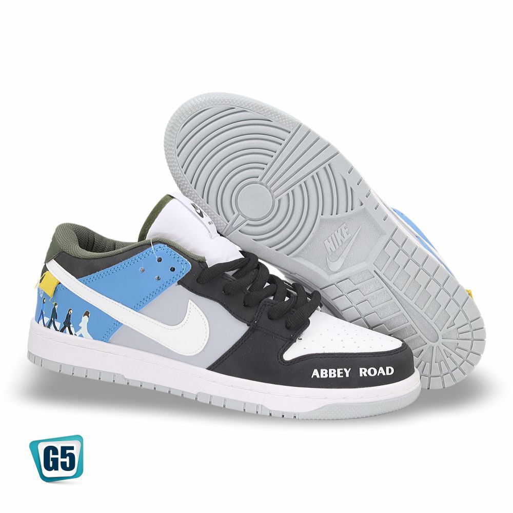 CALZADO URBANO REPLICA NIK DUNK SB COLOR ABBEY ROAD