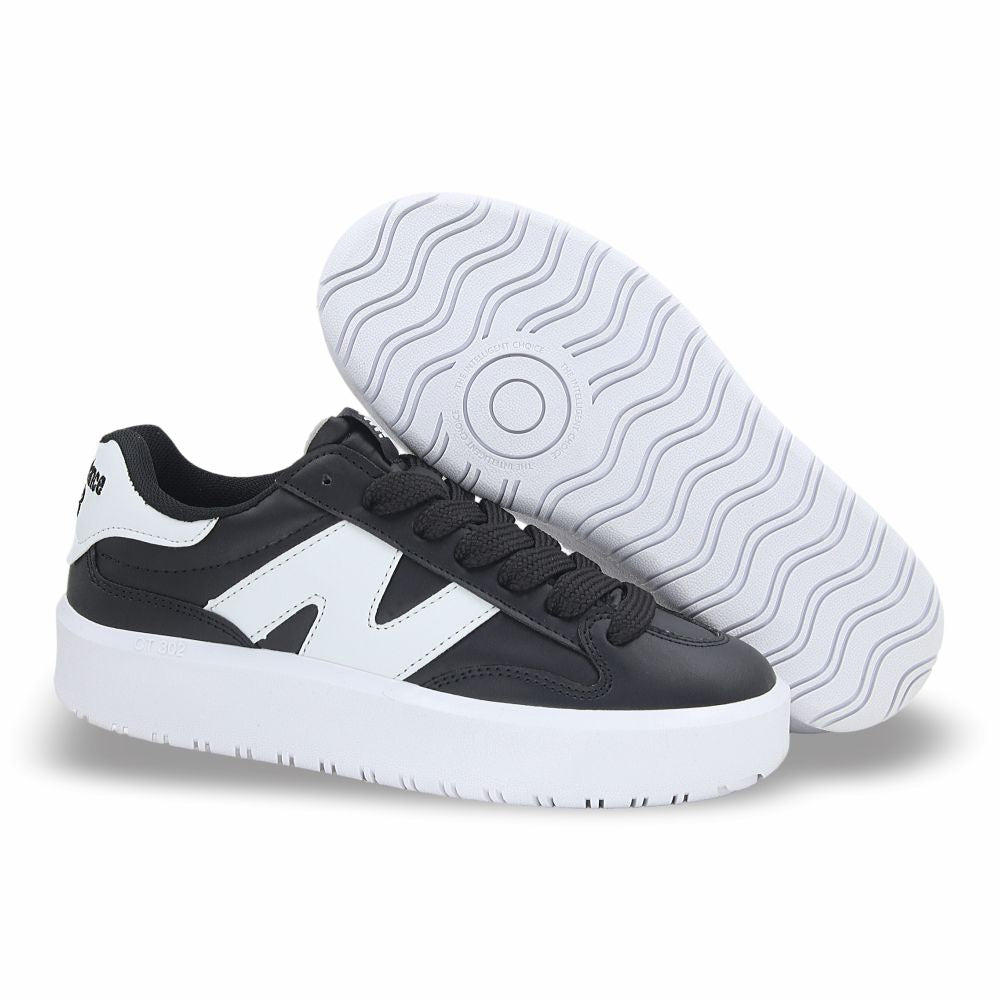 CALZADO URBANO REPLICA NEW BALANCE  MOD CT302G COLOR NEGRO BLANCO