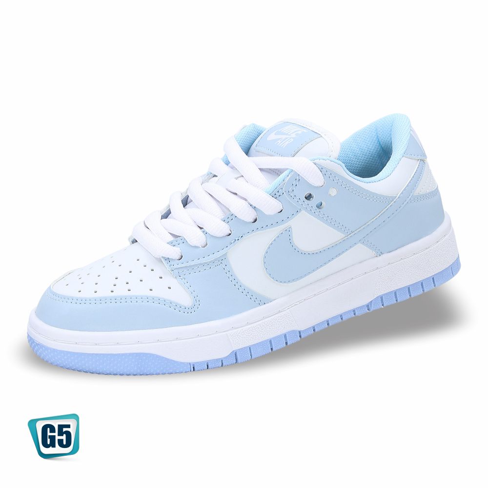 CALZADO URBANO REPLICA NIK DUNK G1 COLOR BLANCO CIELO
