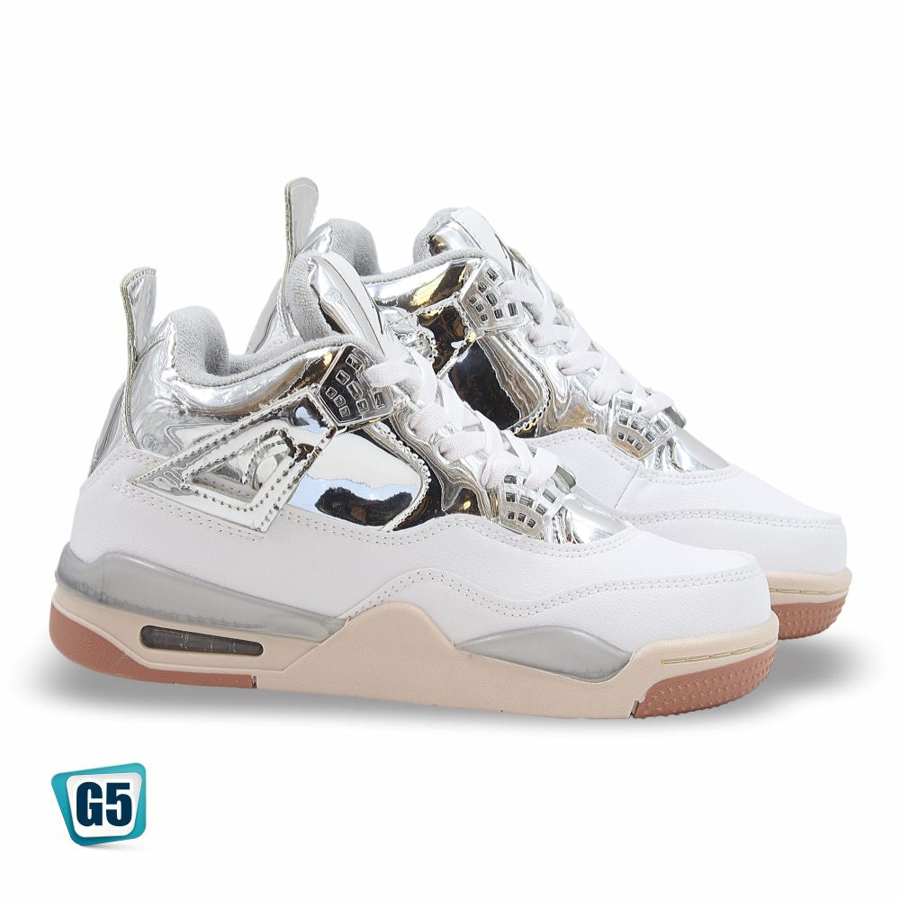 CALZADO URBANO REPLICA AIR JORDAN MOD. R4-2YM COLOR RAYO