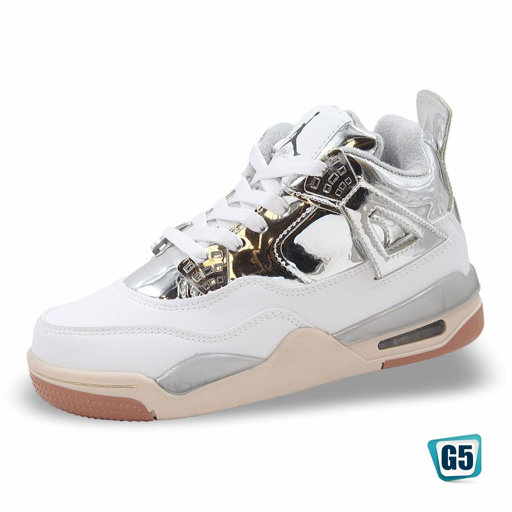 CALZADO URBANO REPLICA AIR JORDAN MOD. R4-2YM COLOR RAYO